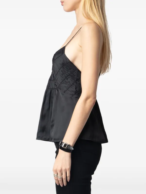 Zadig&Voltaire Vネック トップ | ブラック | FARFETCH JP