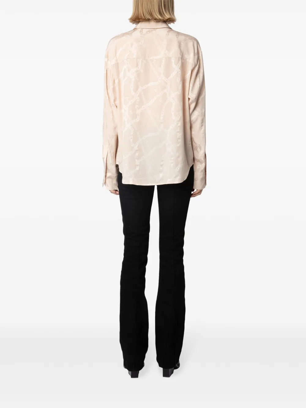 Zadig&Voltaire Morning zijden blouse Beige
