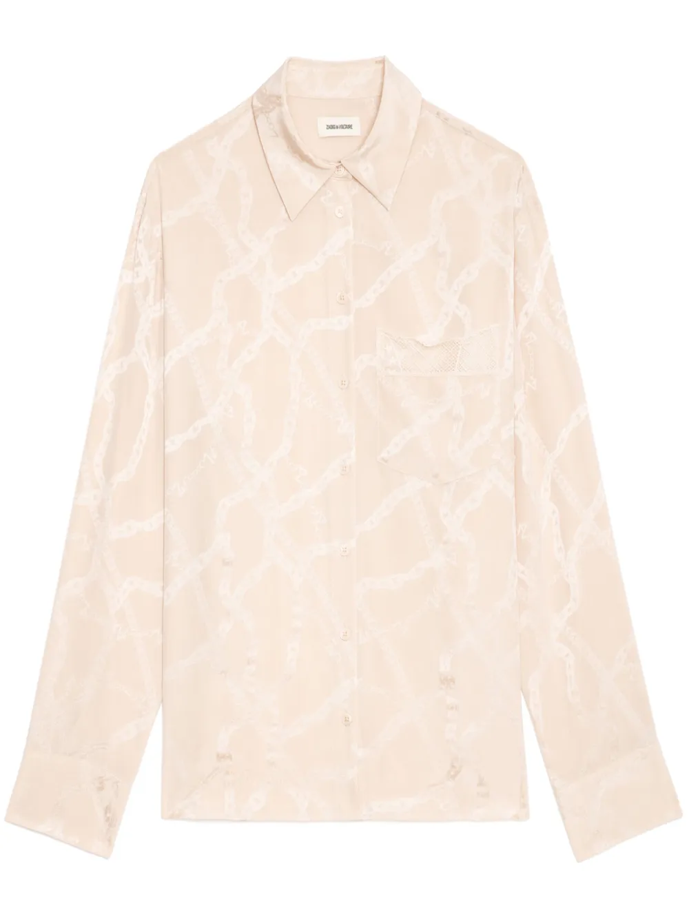 Zadig & Voltaire Morning シルクシャツ - ニュートラル Zadig & Voltaire Morning シルクシャツ - ニュートラル