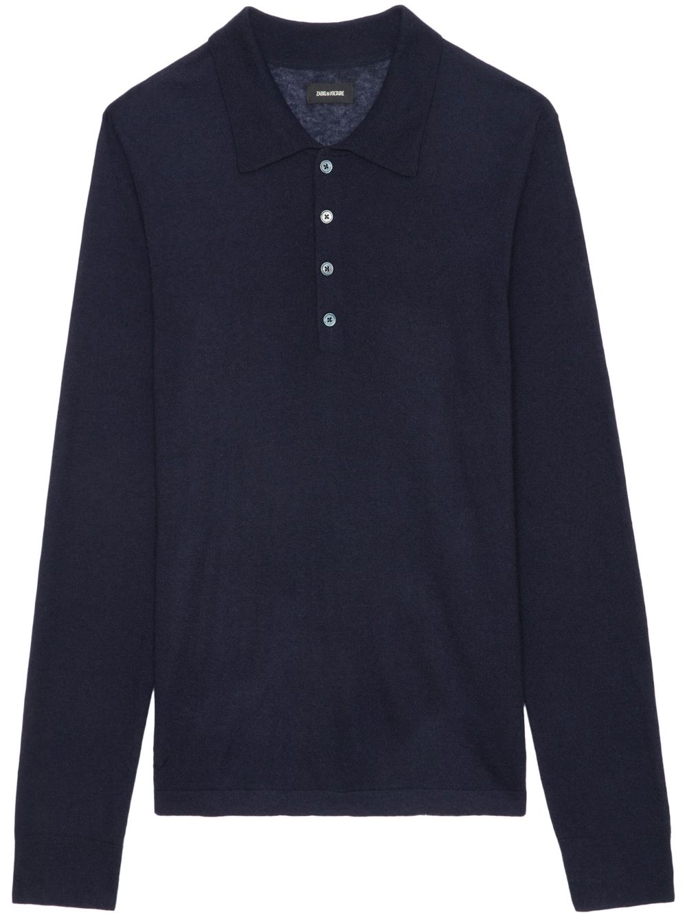 Zadig&Voltaire Dimi cashmere polo shirt - Blue