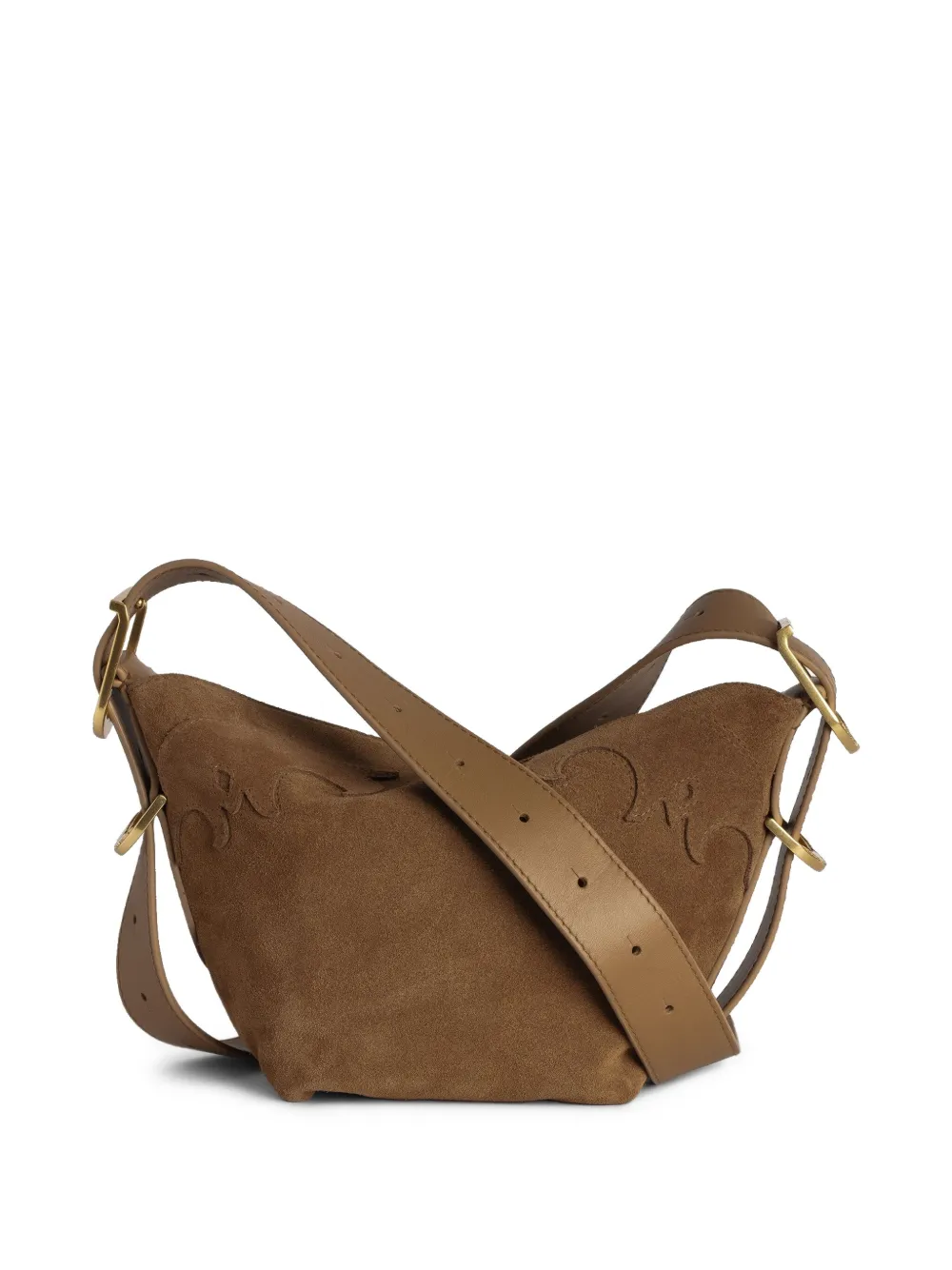 Zadig & Voltaire Baby Jane Shoulder Bag In Brown