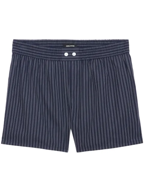 Zadig&Voltaire shorts con motivo de rayas