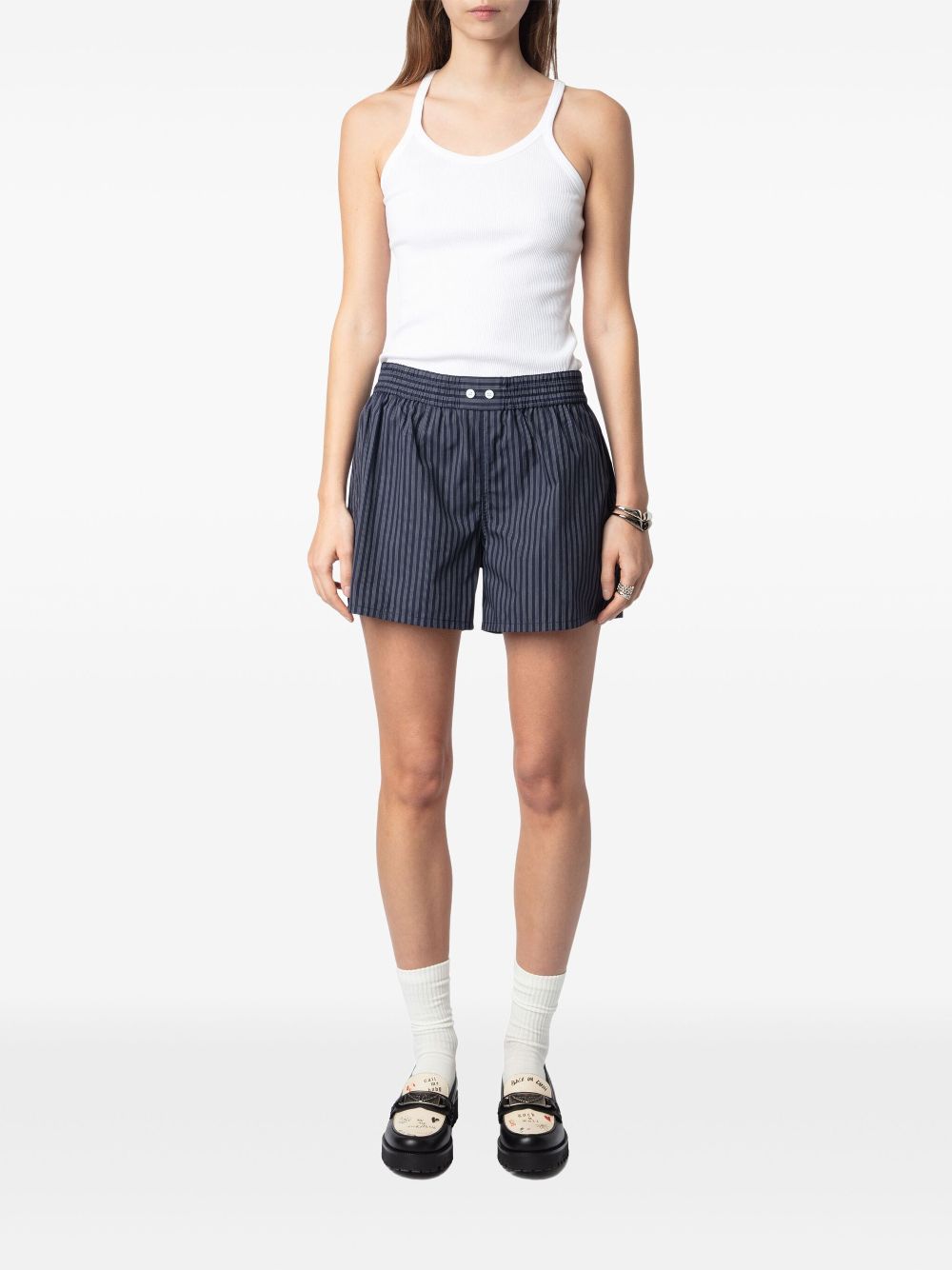 Zadig&Voltaire striped shorts - Blue