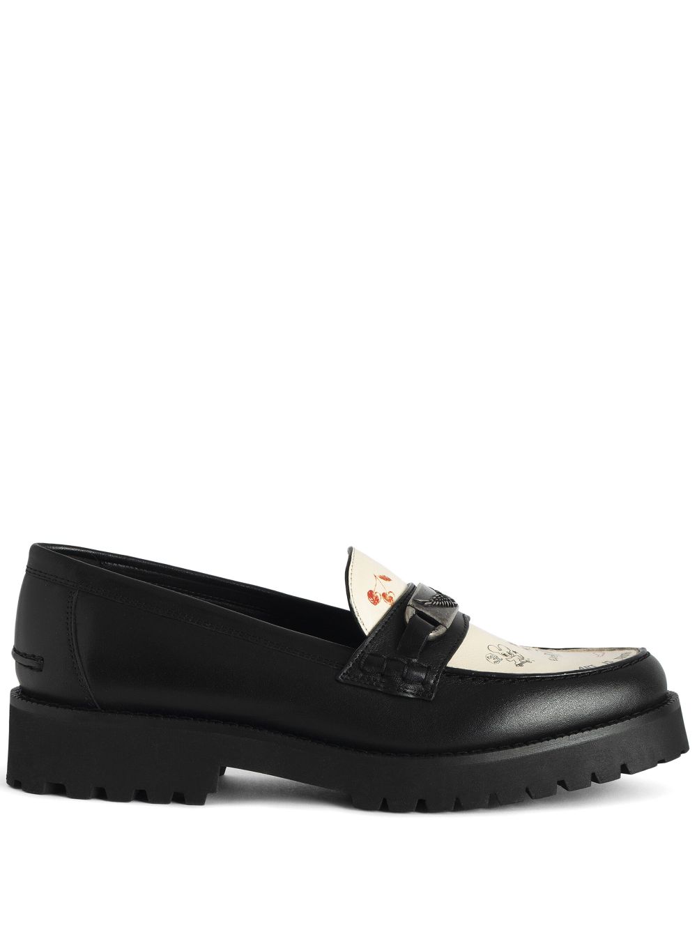 Zadig&Voltaire Joecassin leather loafers – Black