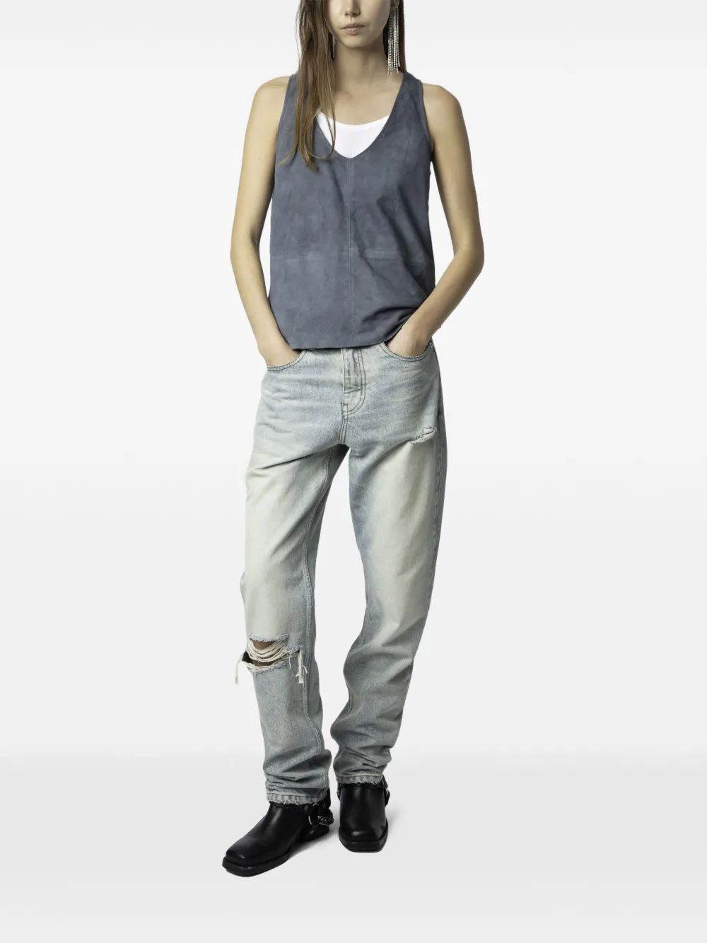 Zadig&Voltaire Tander tank top - Blauw