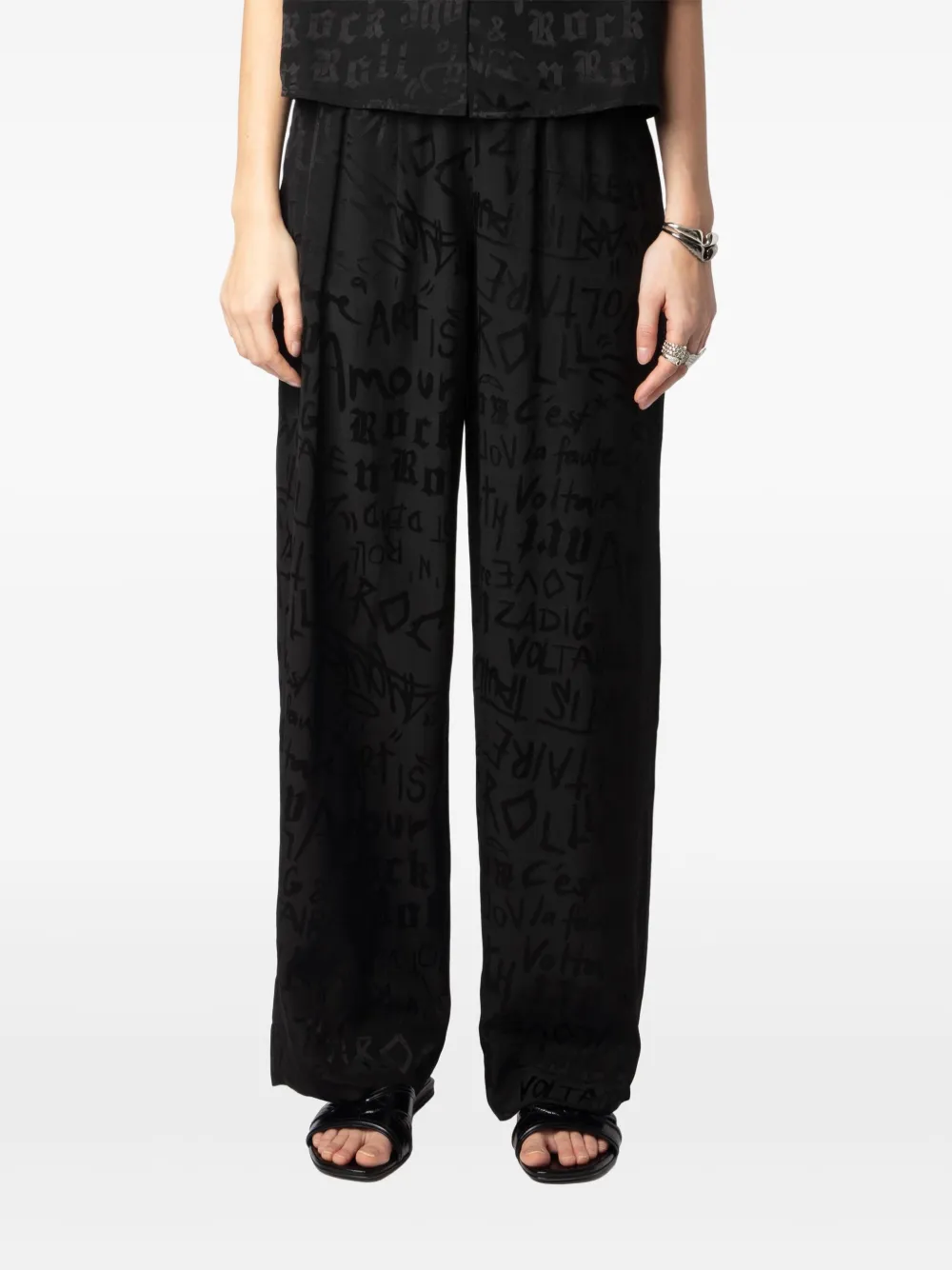 Zadig&Voltaire Broek met speld Zwart
