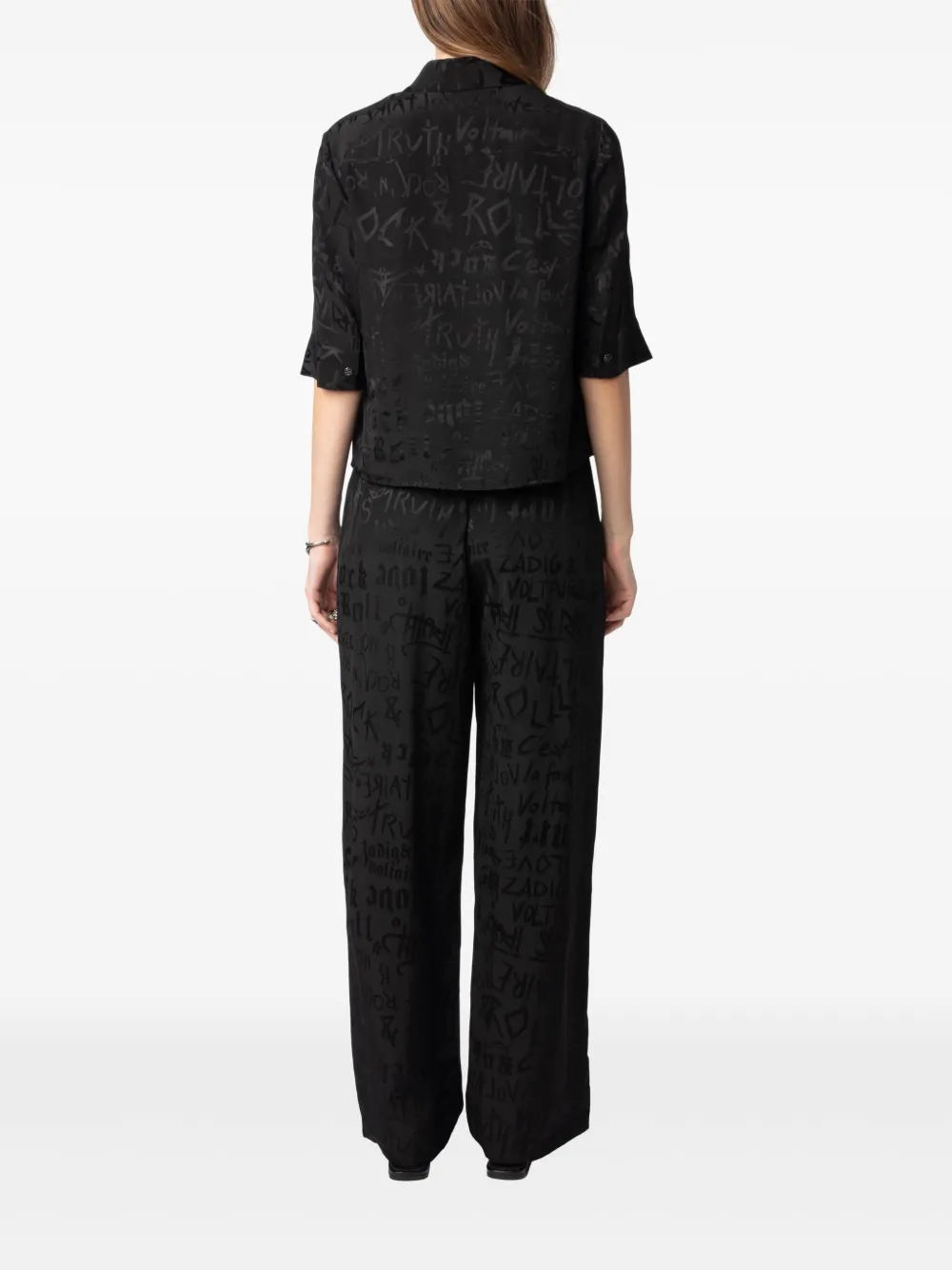 Zadig&Voltaire Broek met speld Zwart