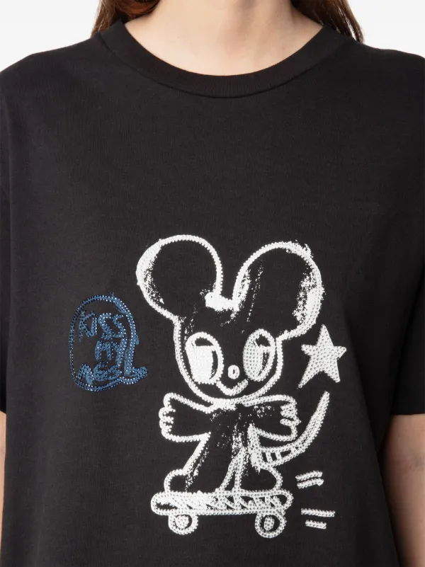 Zadig&Voltaire Edwin Happy Mouse t-shirt | Black | FARFETCH