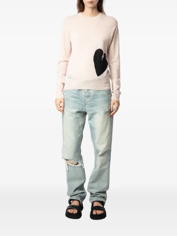 Zadig&Voltaire Pravis Heart Sweater | Neutrals | FARFETCH CA