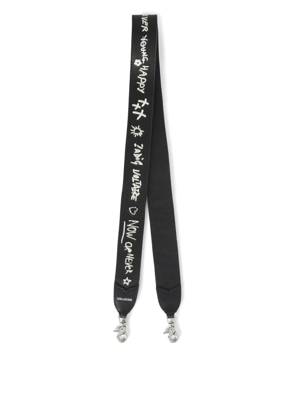 Zadig&Voltaire text-print strap tag | Black | Image 1
