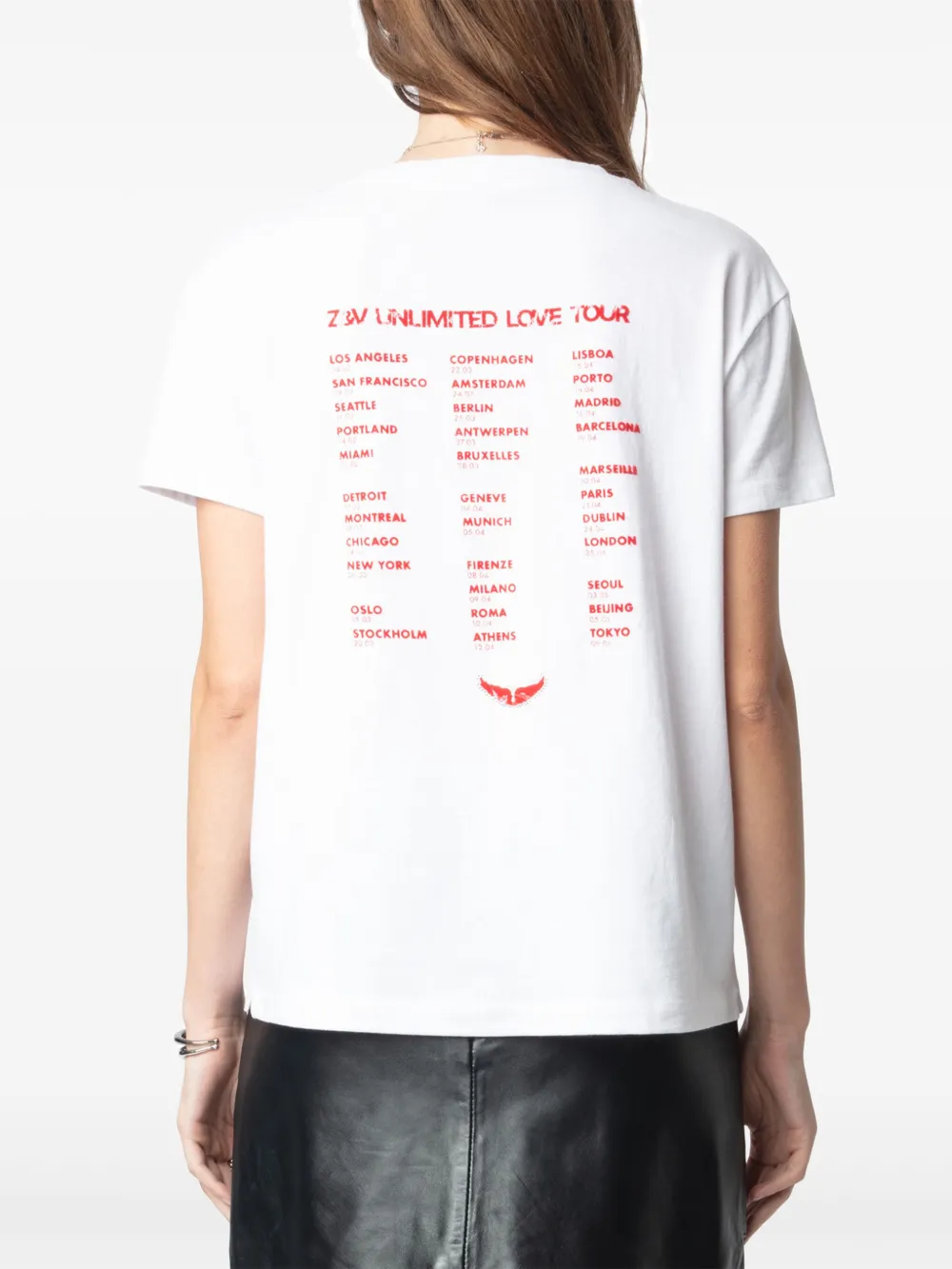 売れ筋商品|||ザディグ エ ヴォルテール Tシャツ レディース トップス WALK CONCERT CHERRY LOVE - Print T-shirt - black ザディグ エ ヴォルテール レディース Tシャツ トップス WALK
