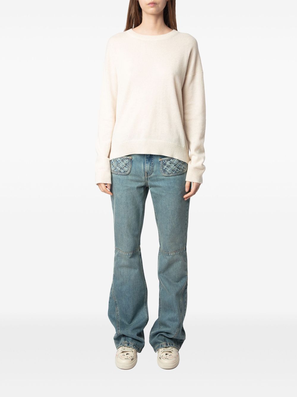 Zadig&Voltaire Cici patch jumper - Beige