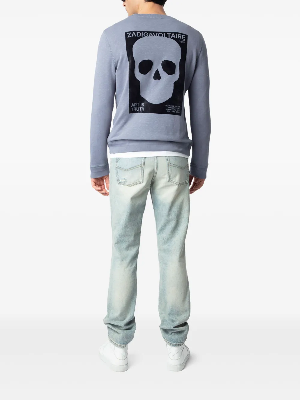 ZADIG & VOLTAIRE STONY SKULL SWEATER