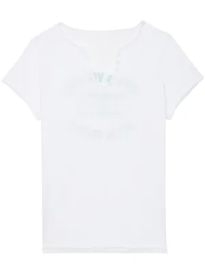 売れ筋商品|||ザディグ エ ヴォルテール Tシャツ レディース トップス ALYS - Basic T-shirt - cloud ザディグ エ ヴォルテール レディース Tシャツ トップス T-shirt