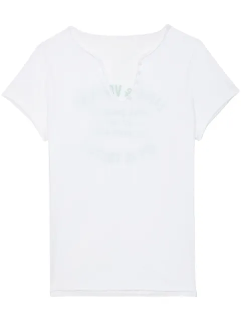 Zadig&Voltaire T-shirt met logoprint
