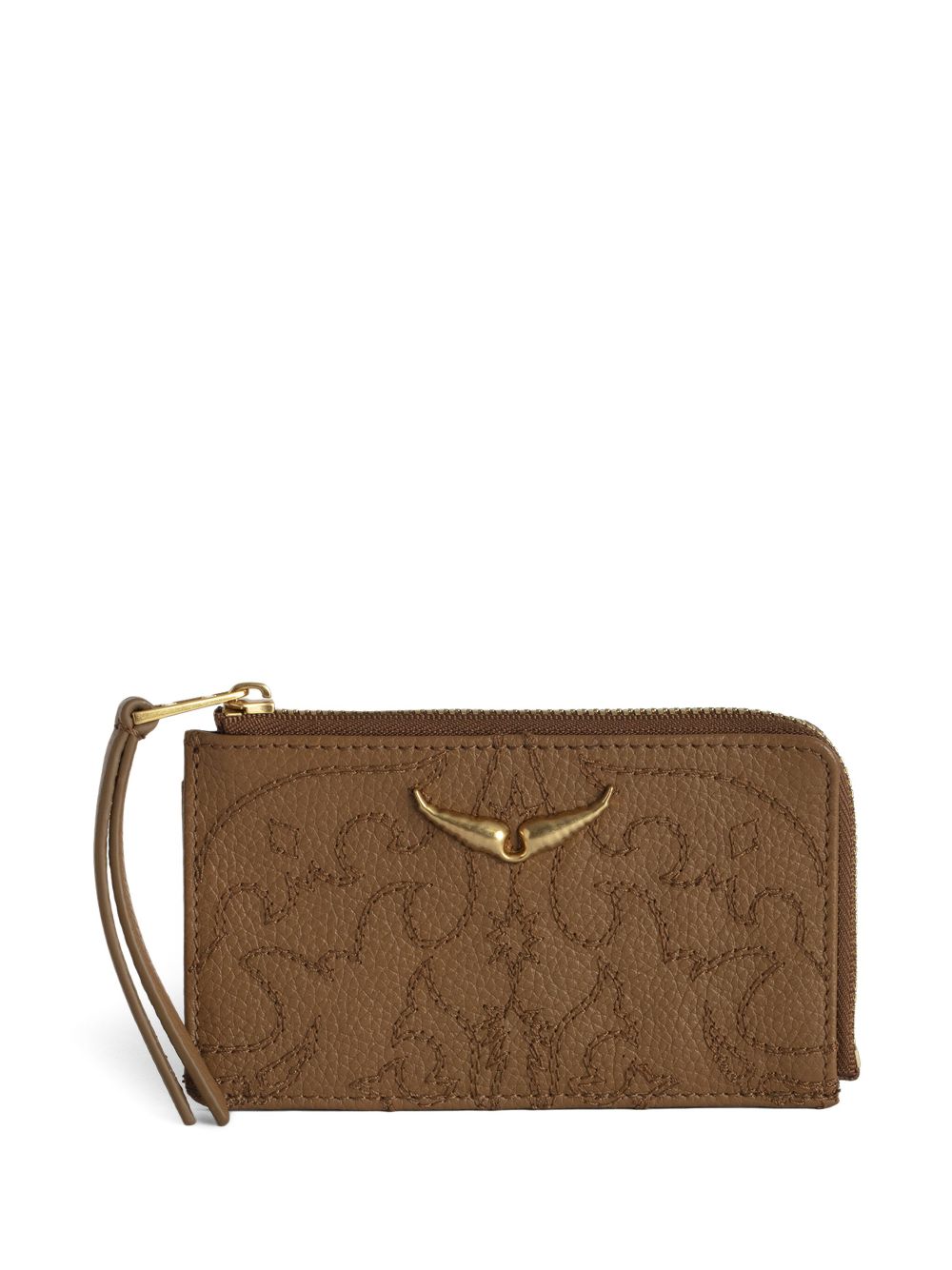 Zadig&Voltaire Western-style monogram wallet - Brown