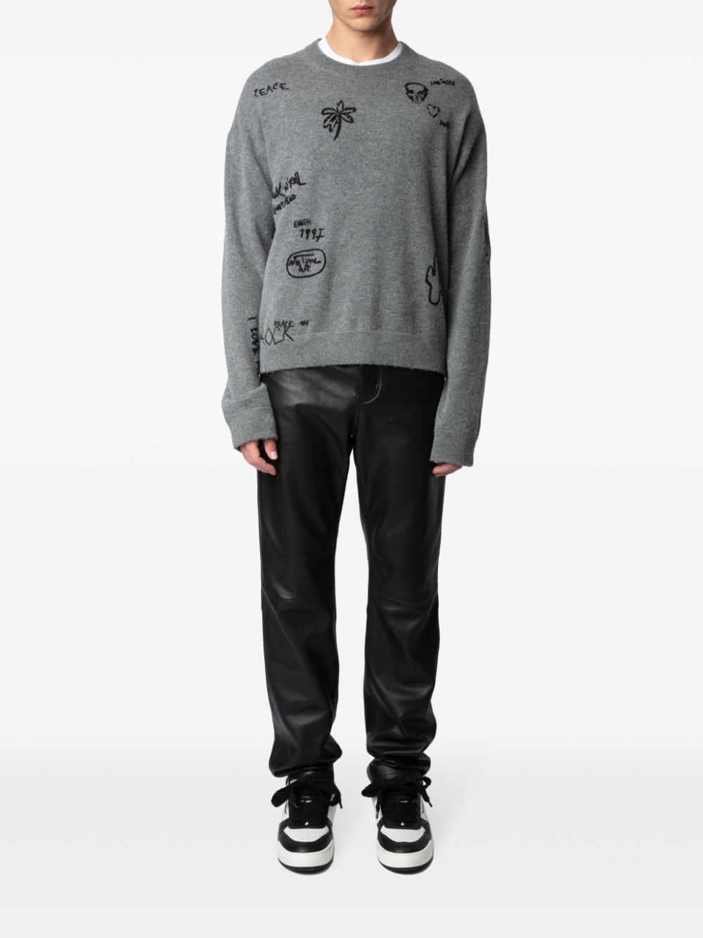 Zadig&Voltaire Marko sweater - Grijs