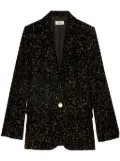 Zadig&Voltaire Valse single-breasted blazer - Black