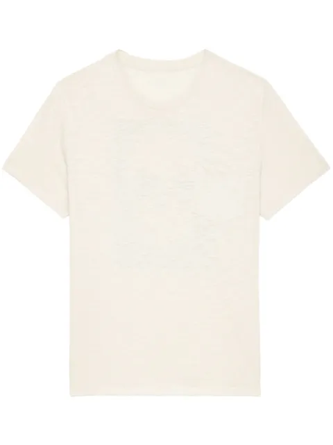 Zadig&Voltaire Stockholm Flamme Skull Block t-shirt 