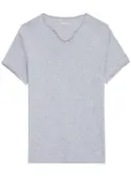 Zadig&Voltaire Henley-neck T-shirt - Grey