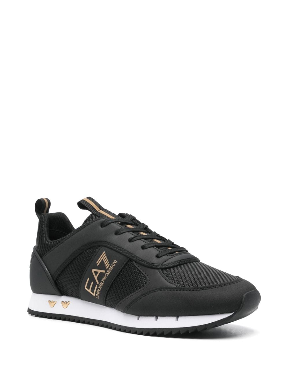 Ea7 Emporio Armani logo-print sneakers Black