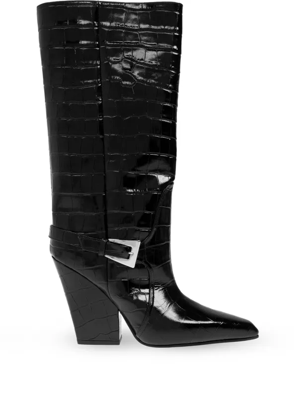 ショートブーツ・ブーティ PARIS TEXAS JANE BUCKLE SMOOTH LEATHER BOOTS Paris Texas Jane Boots 60mm | Shopbop