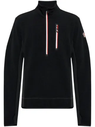 Moncler Grenoble Embroidered Logo Sweater Black FARFETCH BN