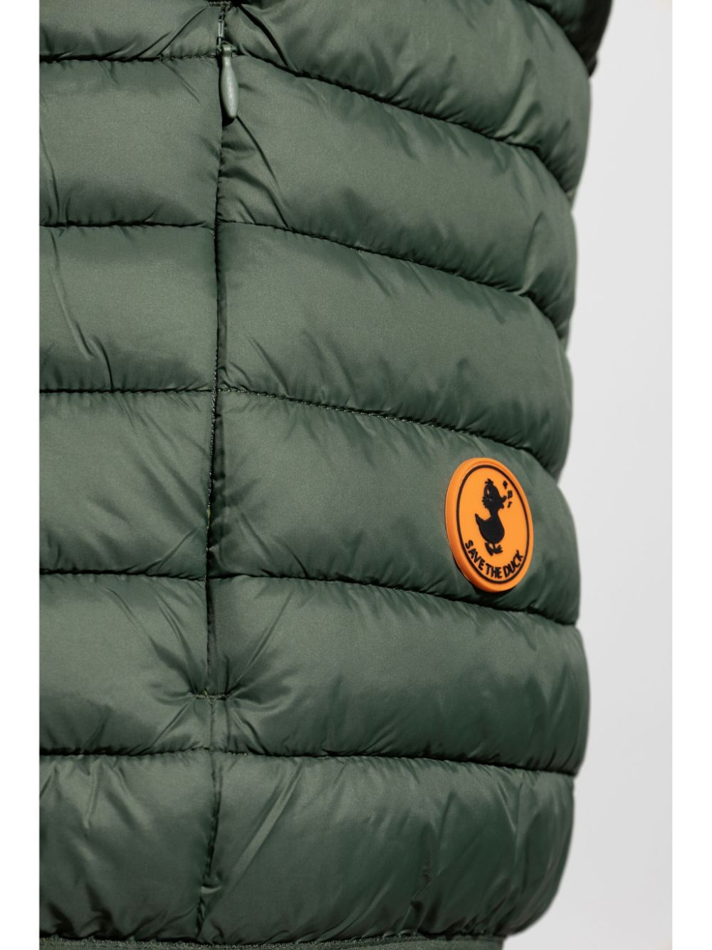 Shop Save The Duck Adam Padded Gilet In Green