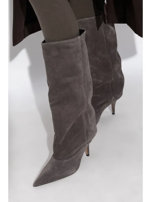 Paris Texas 75mm Ines Boots | Grey | FARFETCH