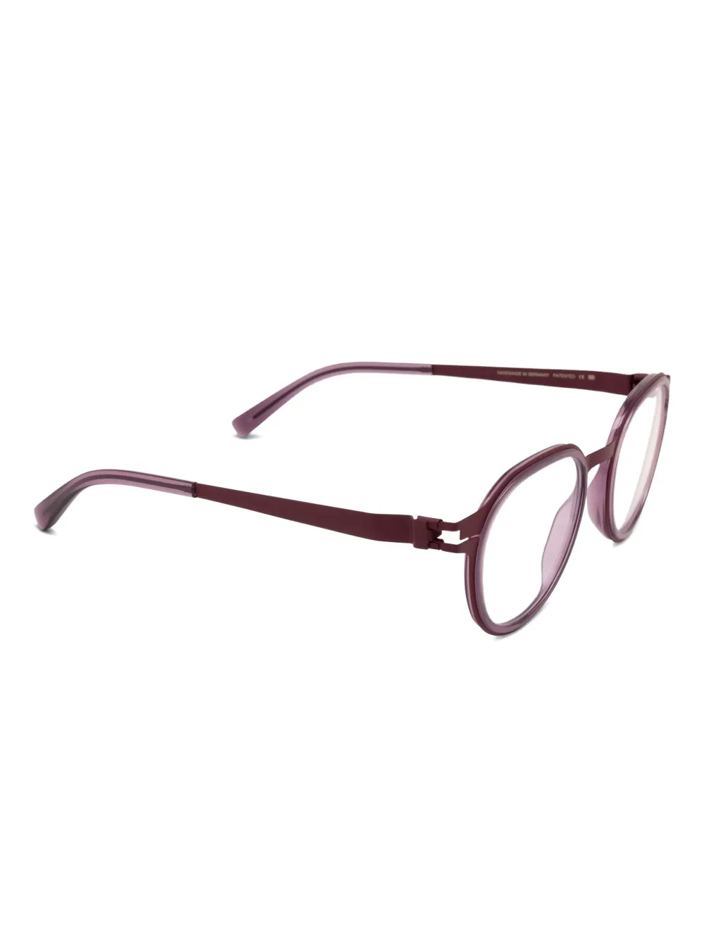Mykita Caven round-frame glasses Paars