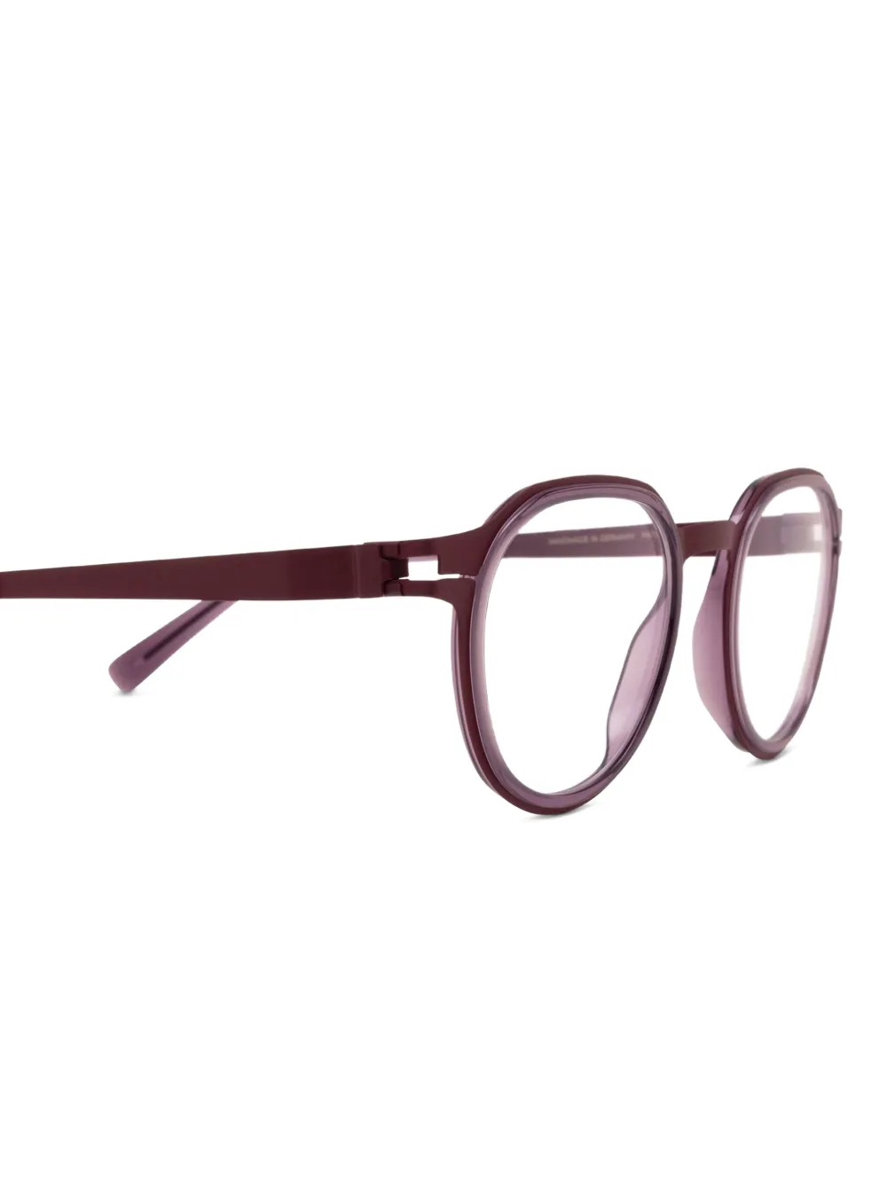 Mykita Caven round-frame glasses Paars