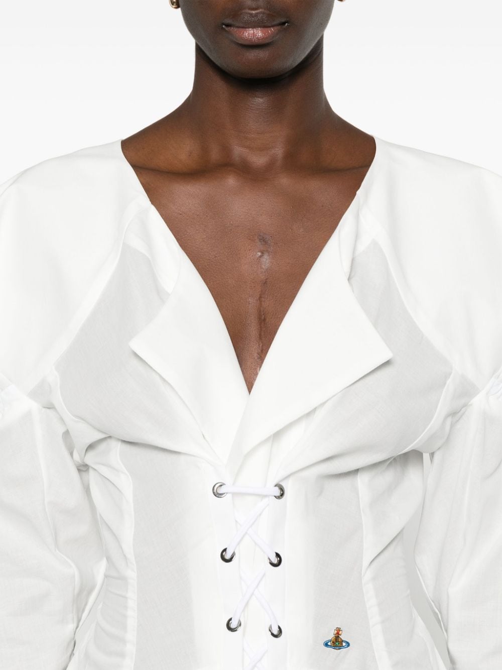 Shop Vivienne Westwood Kate Blouse In White