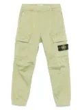 Stone Island Junior Compass-badge trousers - Green