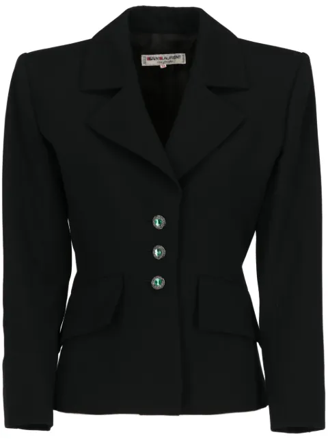 Saint Laurent Pre-Owned 1980s wool blazer