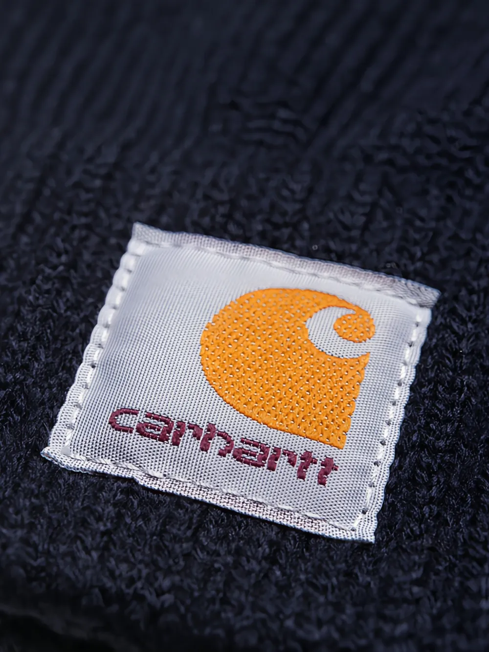 Carhartt WIP logo-patch gloves - Blauw