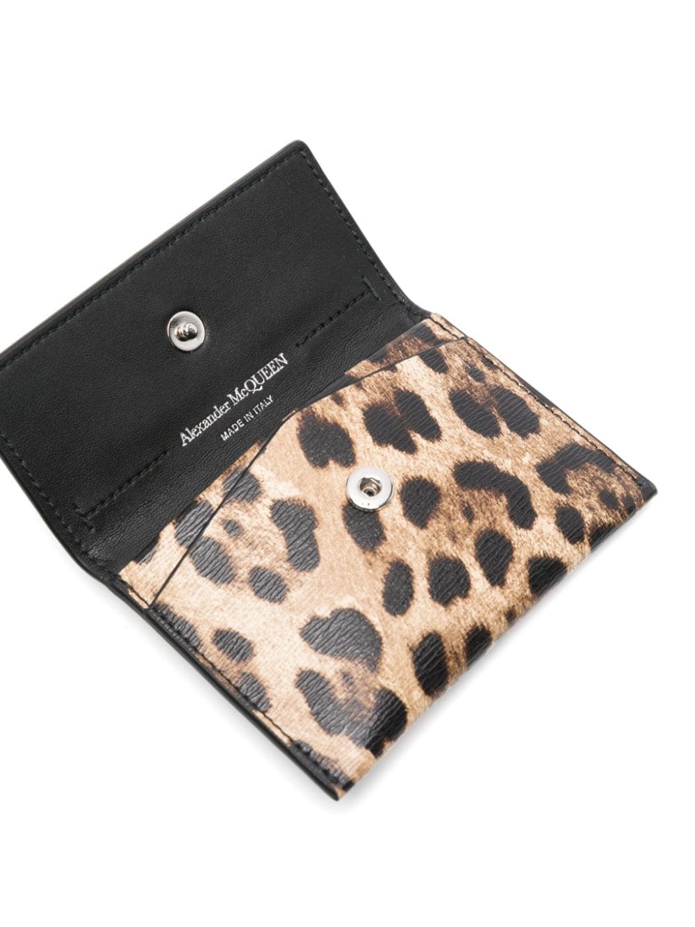 Shop Alexander Mcqueen Skull Card Holder In Brown