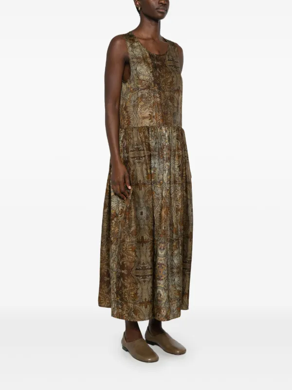 ワンピース UMA WANG DRESS (UW5081 UW900) Uma Wang Addy Maxi Dress | Brown | FARFETCH