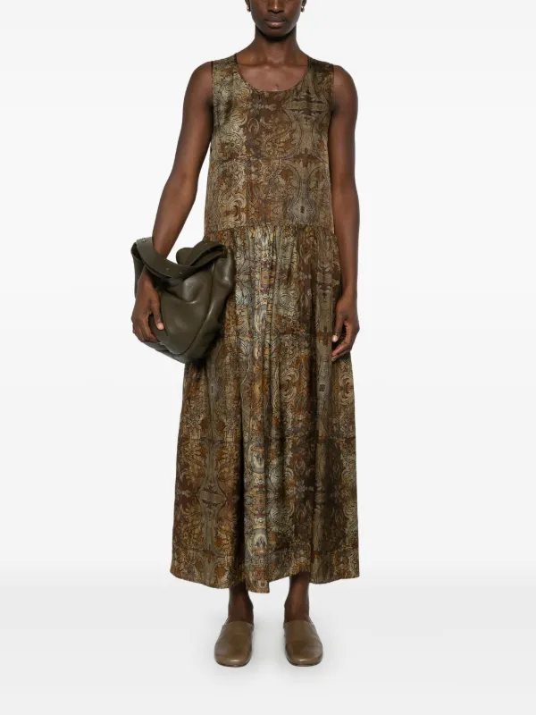 ワンピース UMA WANG Woman Dress Brown UP5017 UW60 UMA WANG - Women Dudi Dress – Atelier New York