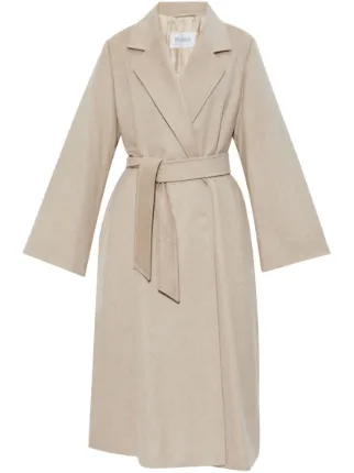 Max Mara★Fornovo カシミア ロングコート Max Mara Fornovo コート | ニュートラル | FARFETCH JP