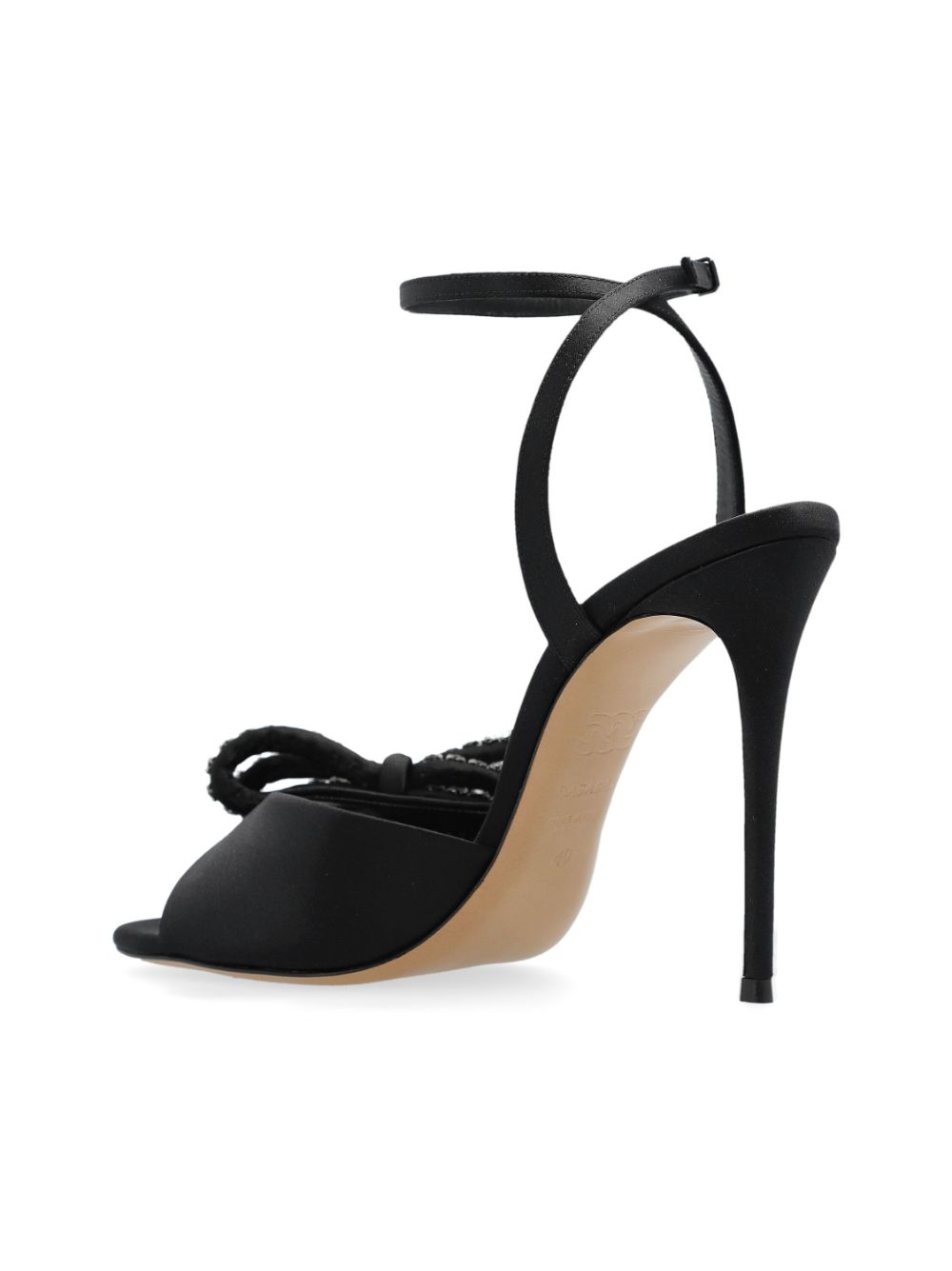 Casadei 100 mm Judith sandalen Zwart