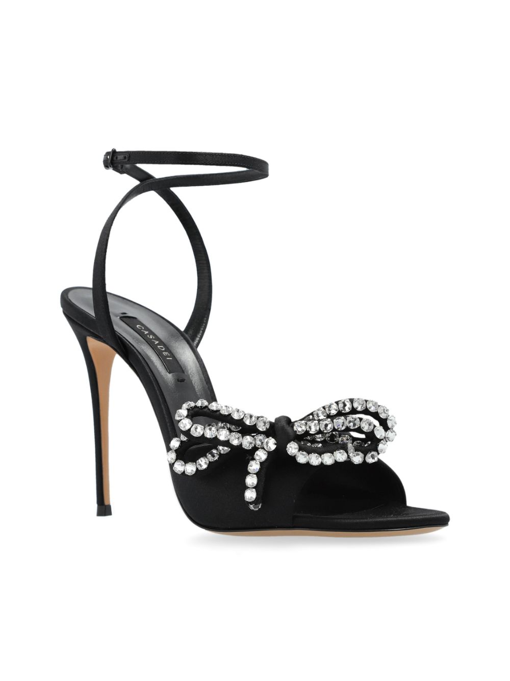 Casadei 100 mm Judith sandalen Zwart