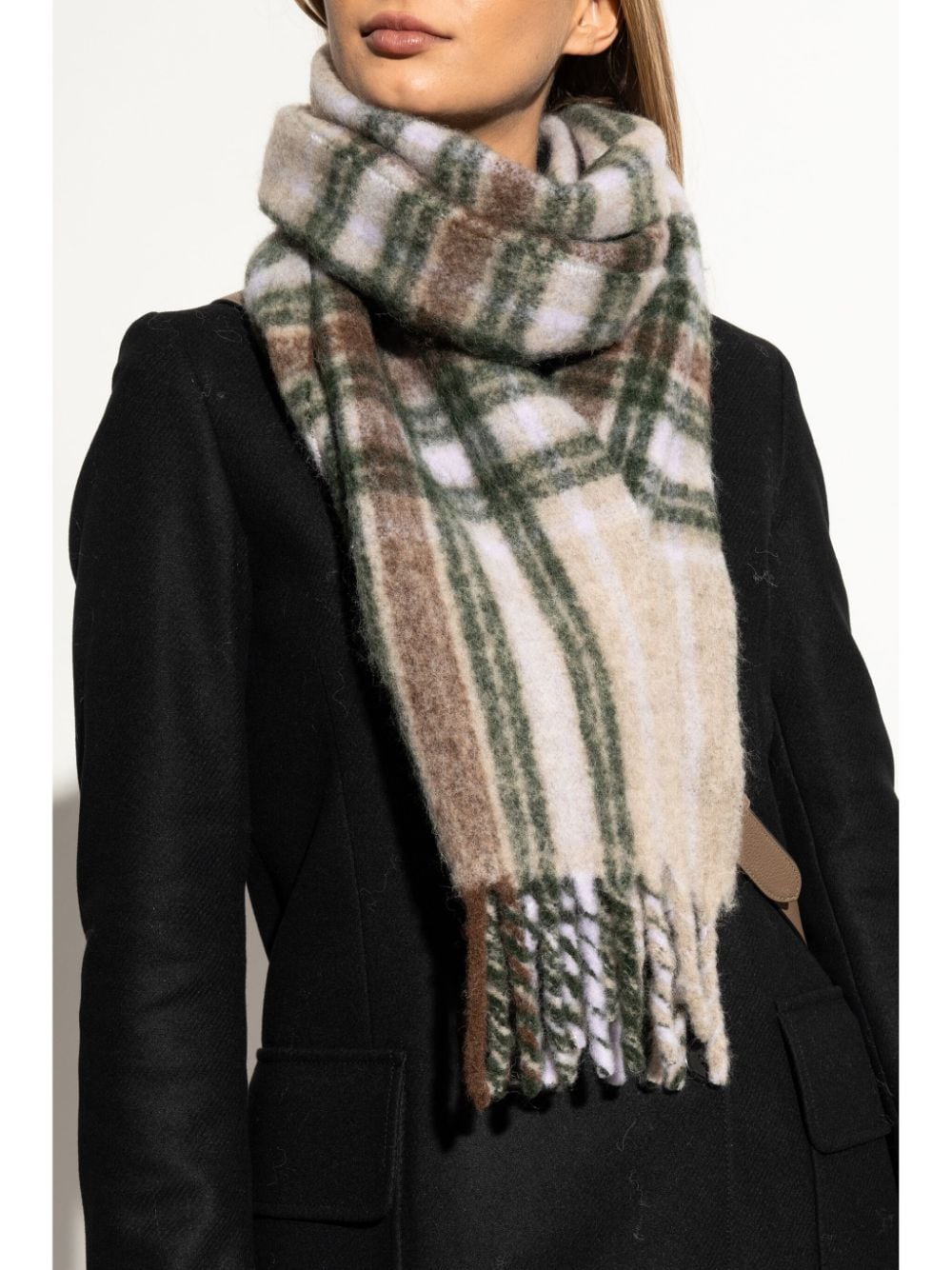 Paul Smith checked scarf - Beige