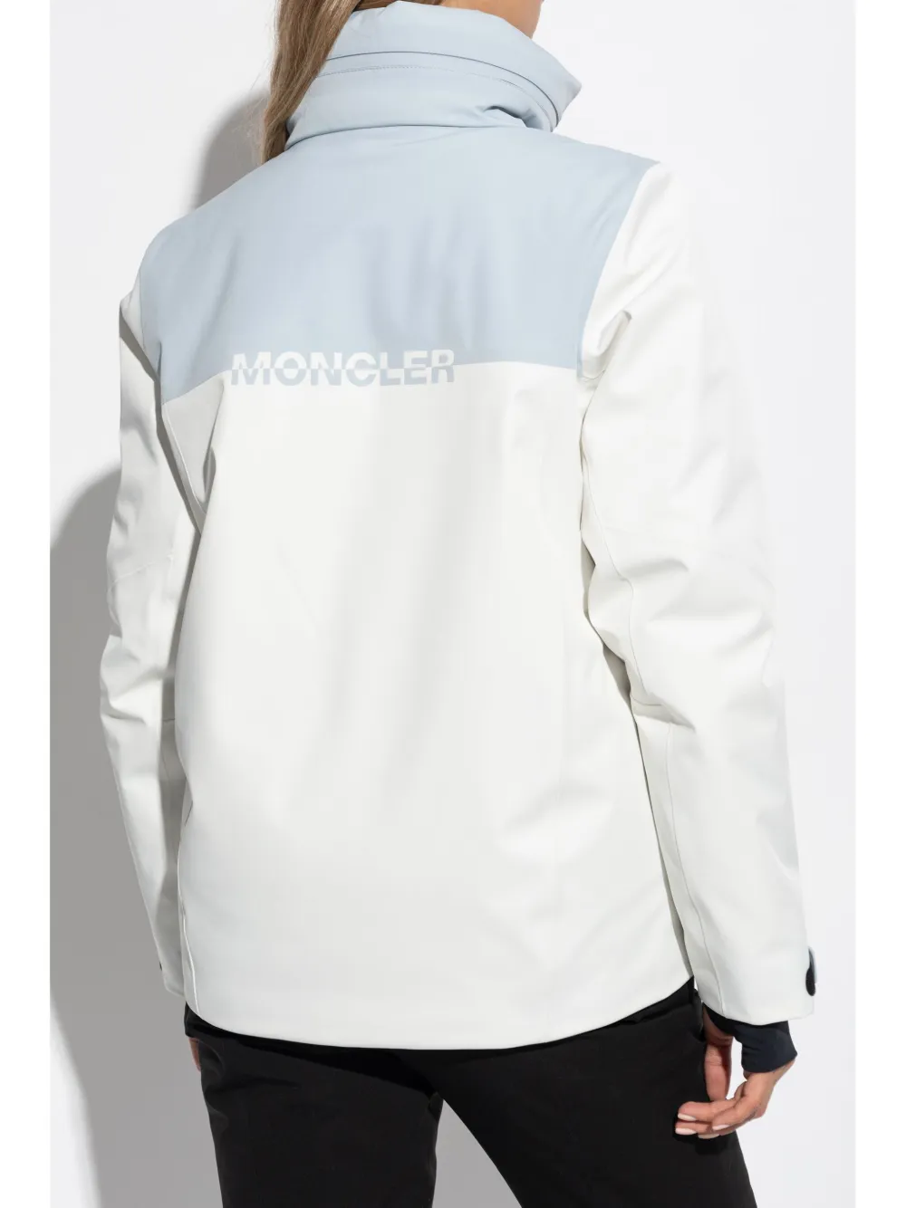 MONCLER HIGH NECK ZIPPED JACKET