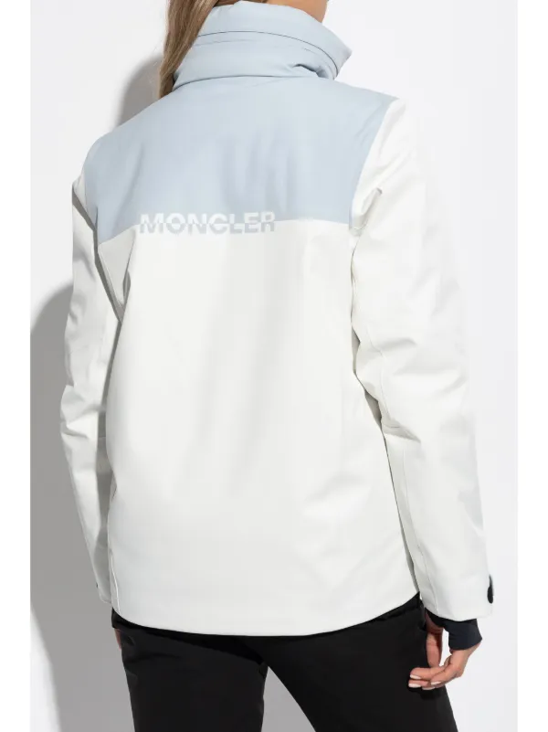 Moncler Grenoble ハイネック ジャケット | ホワイト | FARFETCH JP