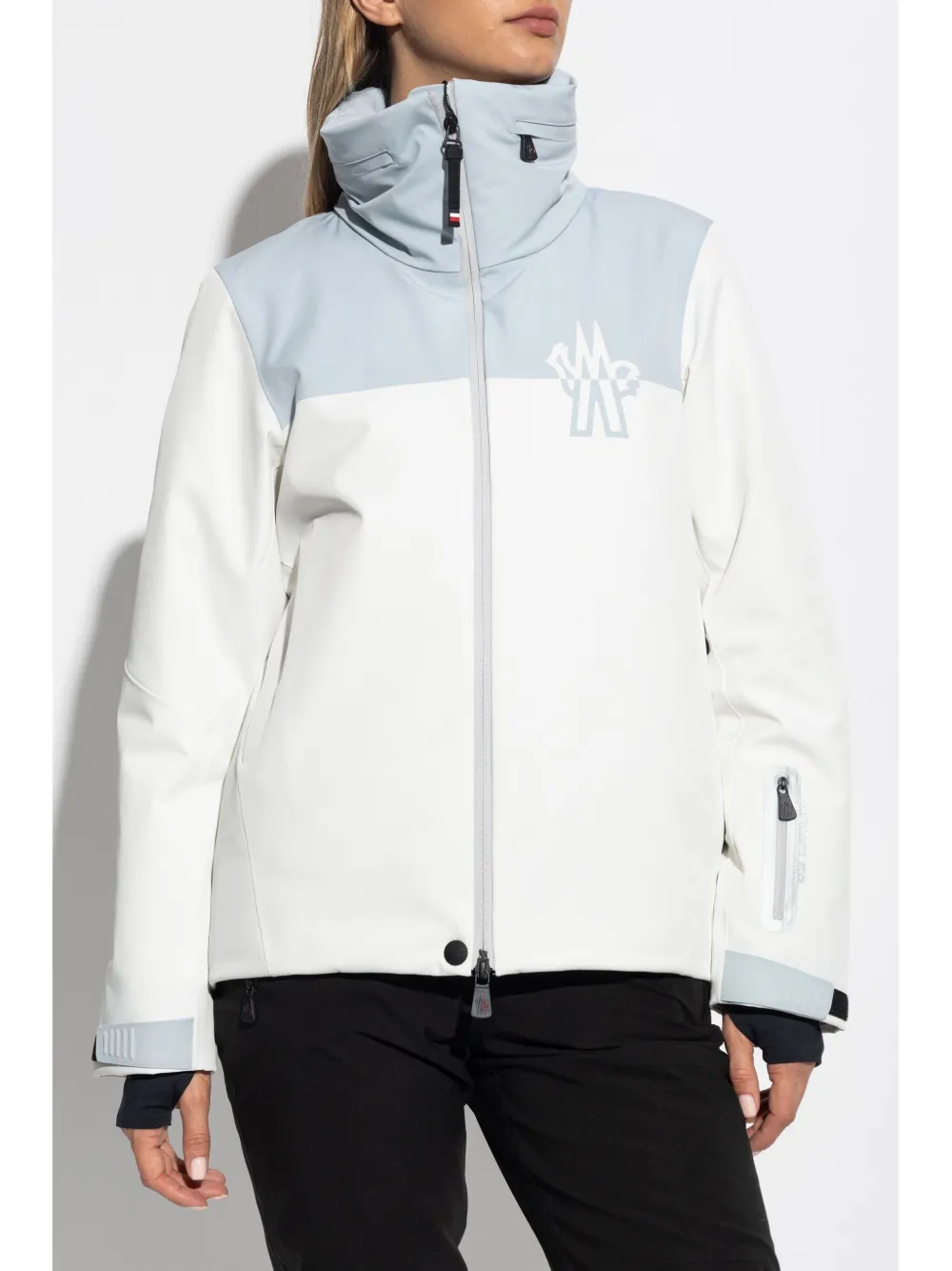 MONCLER HIGH NECK ZIPPED JACKET