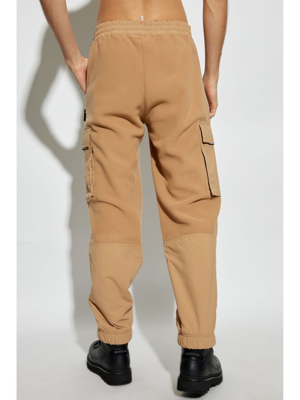 Shop Moncler Apres-ski Trousers In Neutrals