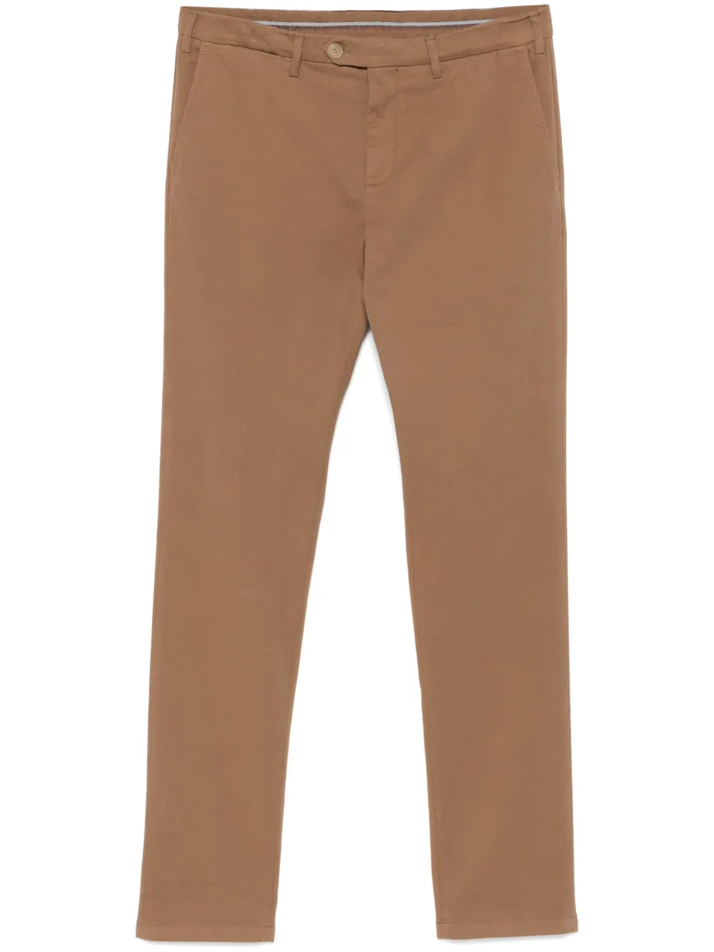 Canali Hose aus Gabardine | Braun | Image 1