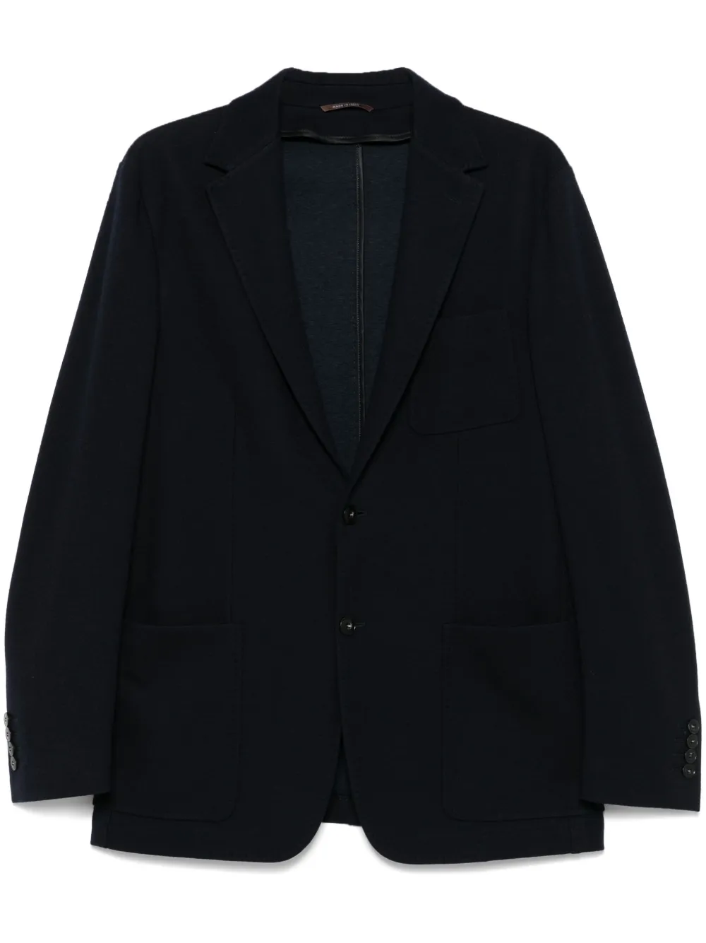 Canali blazer à fini feutré | bleu | Image 1