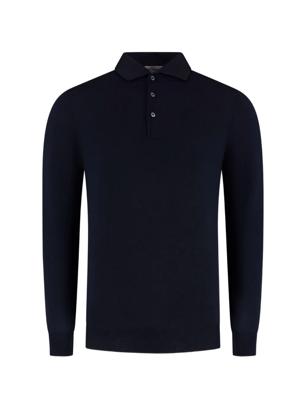 Gran Sasso long-sleeve polo shirt