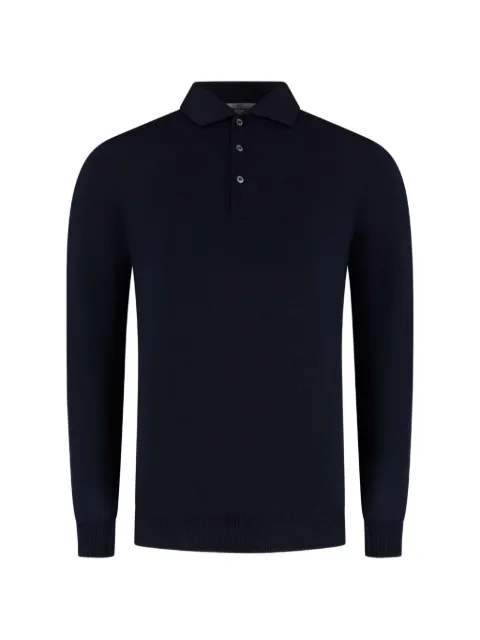 Gran Sasso long-sleeve polo shirt